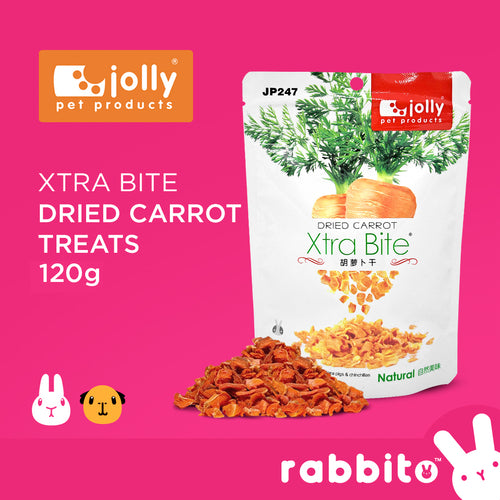 Jolly Xtra Bite Dried Carrots 120g Treats